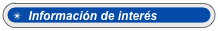   Información de interés  